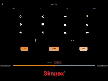 Simpex RGB iPad screenshot