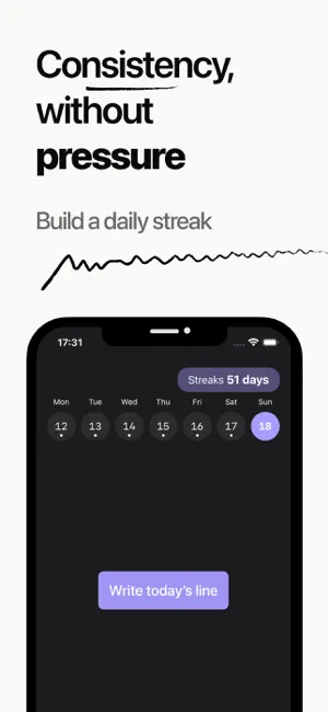 OneLine: Daily Journaling screenshot 4