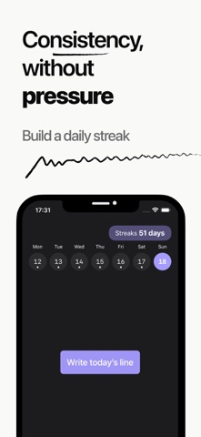 OneLine: Daily Journaling Screenshot 4 of 5