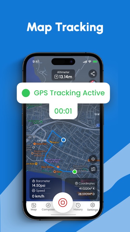 Altimeter Ultra: GPS & Compass screenshot-3