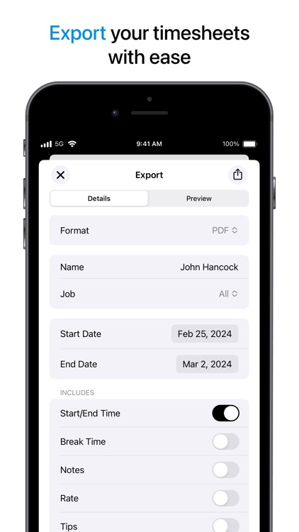 Clock In: Work Hours Tracker screenshot-3