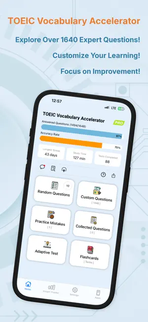 TOEIC Vocabulary Accelerator screenshot 1