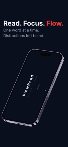 FlowRead: RSVP Reader Screenshot 1 of 5