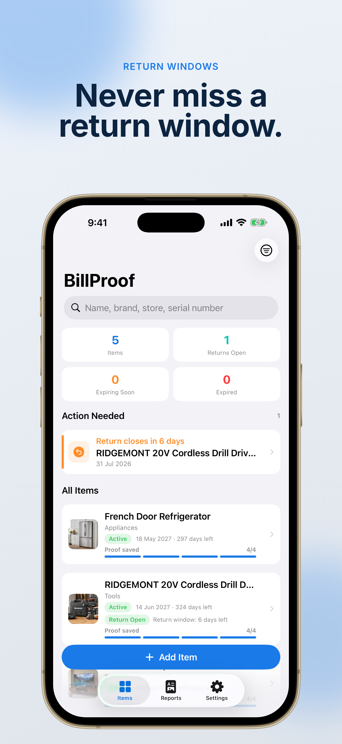 BillProof: Warranty Tracker screenshot 4