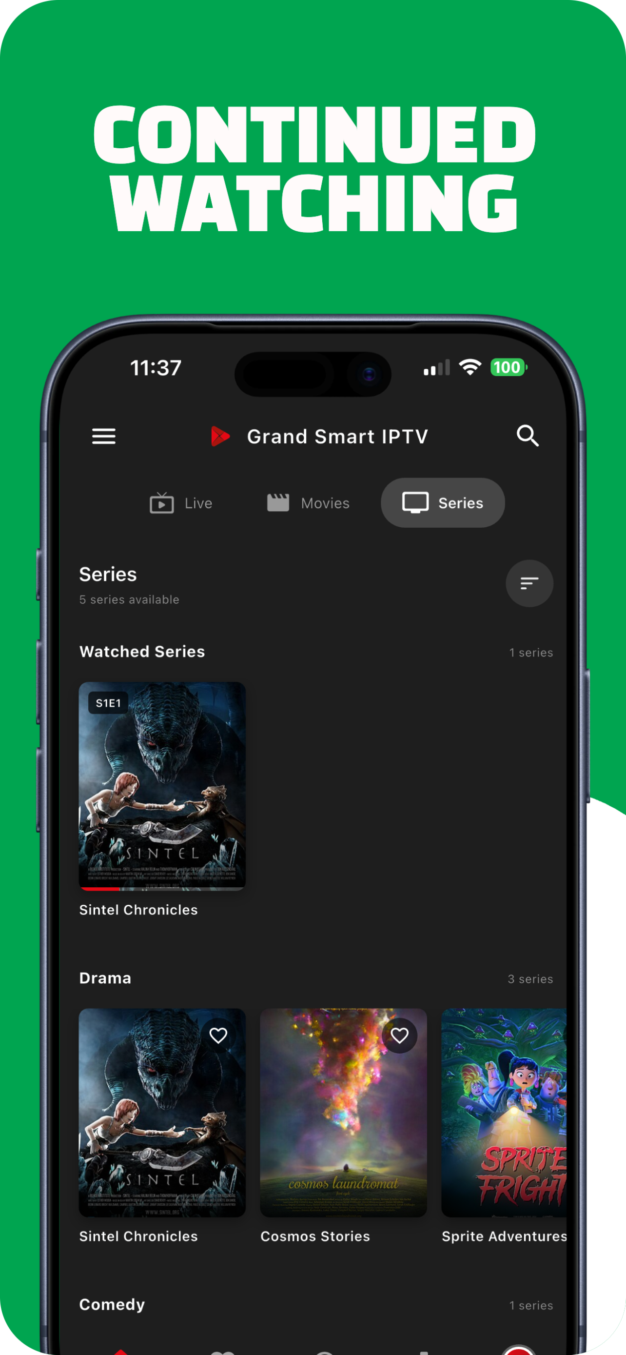 IPTV Grand: Xtream & M3U