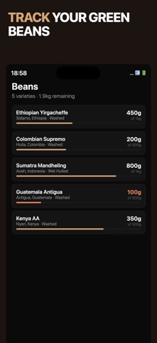 Chaff — Home Coffee Roast Log Screenshot 2 of 9