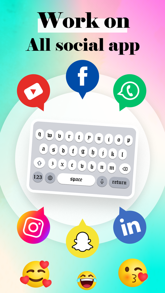 #2. Fancy Fonts AI Keyboard, Emoji (iOS) 由: Kartum Infotech