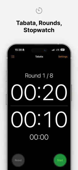 Timer Tabata for Workout, HIIT screenshot 2