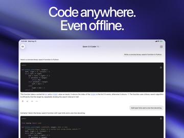 KernelAI - Offline AI Chat iPad screenshot