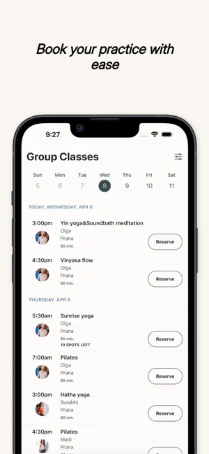 Prana Yoga Pilates Studio screenshot 3