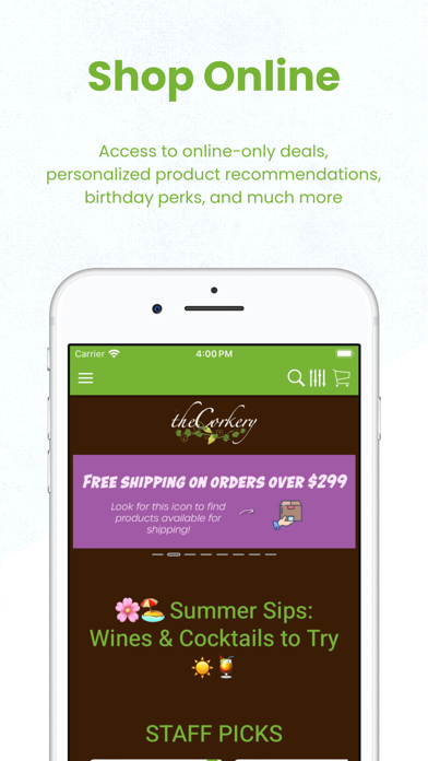 The Corkery Wine and Spirits Screenshot