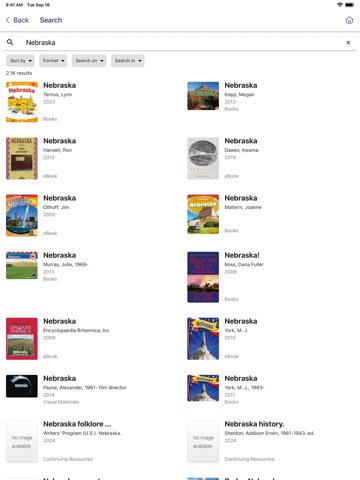 MyKPL iPad screenshot