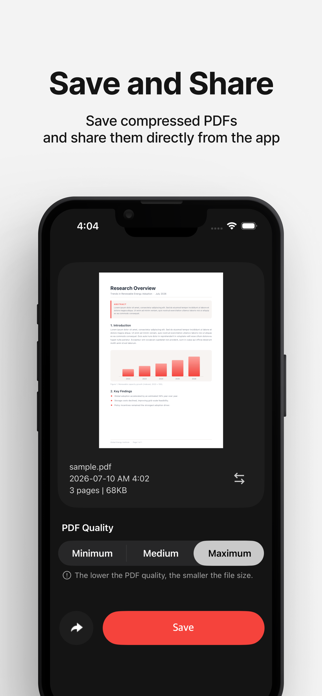 PDF Slim - Reduce PDF Size Screenshot 3 of 3