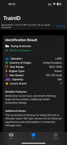 Train Identifier: AI Scanner Screenshot 5 of 9