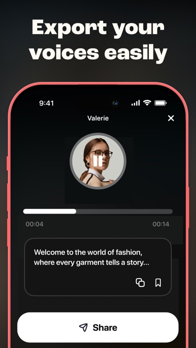 Vox - Create AI Text to Speech Screenshot