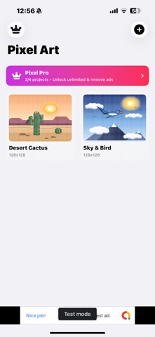 Simple Pixel Art Maker iPhone screenshot