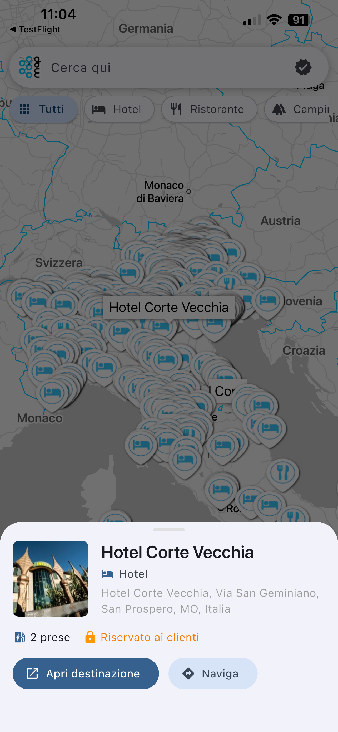 eViaggio Map screenshot 3