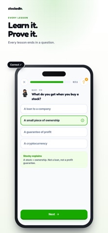 Stockedin iPhone screenshot