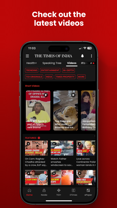 The Times of India - News App Screenshot