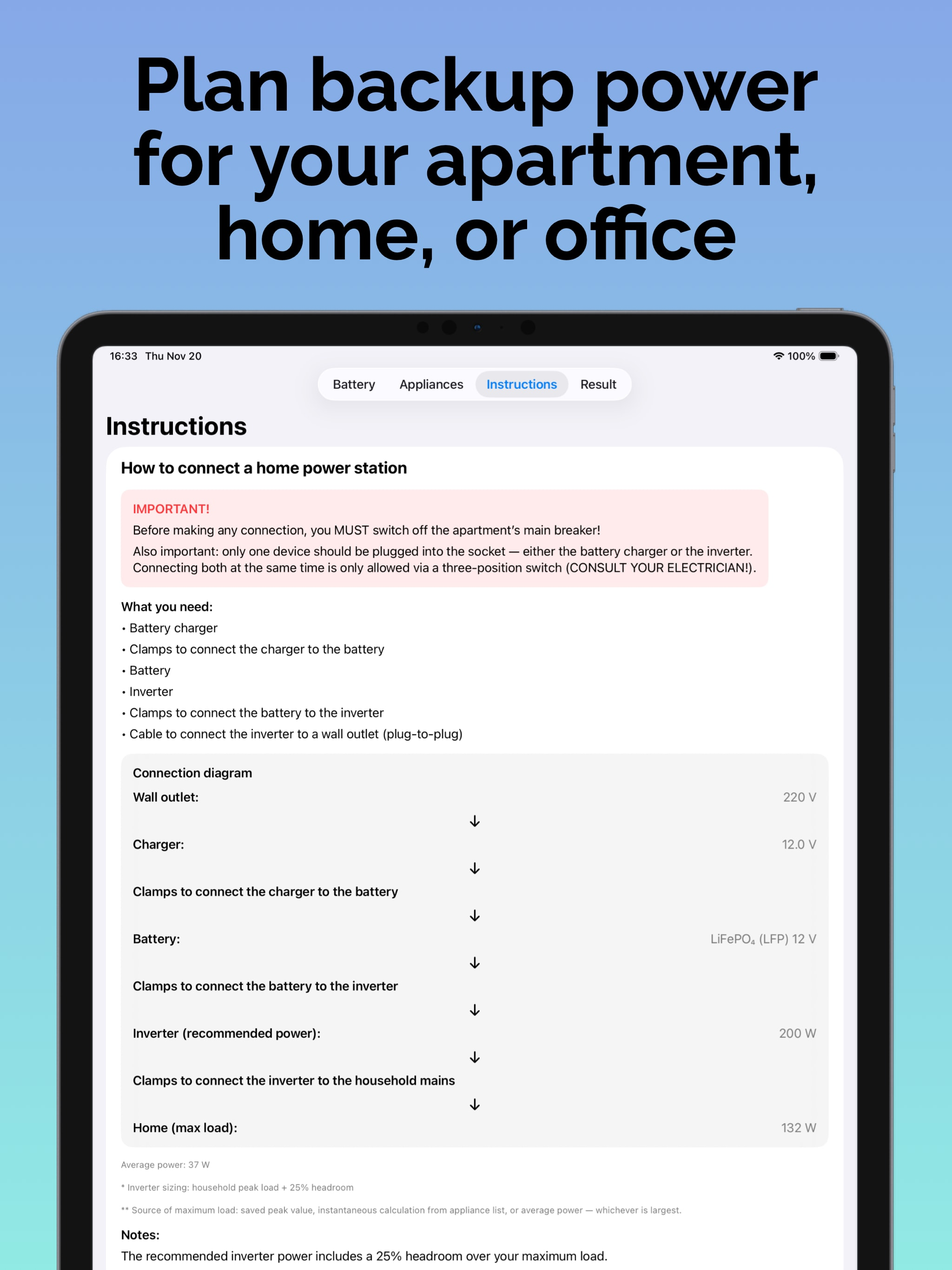 Blackout Math.Power Calculator