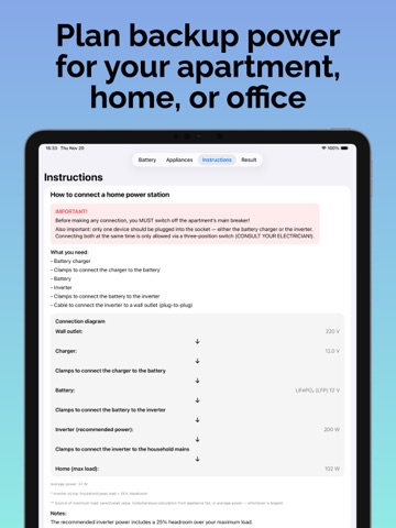 Blackout Math.Power Calculator iPad screenshot