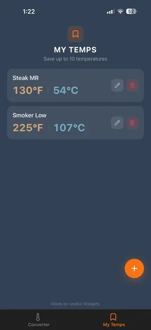 Oven Temp Converter screenshot 4