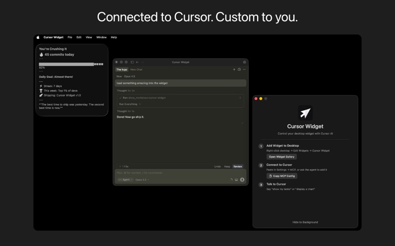 Cursor Widget screenshot 1