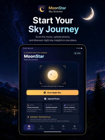 MoonStar: Sky Scanner iPad screenshot