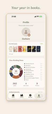 Shelfd: Reading Tracker Screenshot 8 of 10