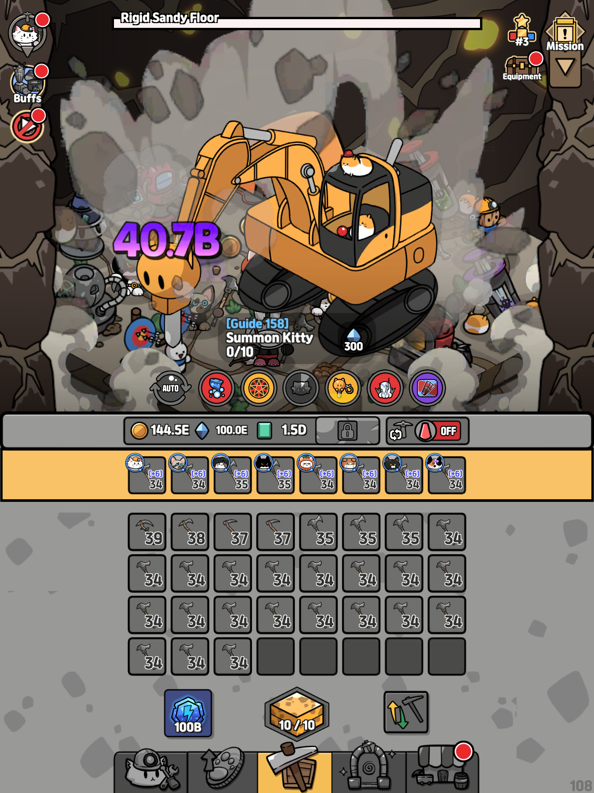 Cat Mine : Idle RPG
