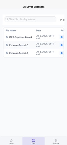 Monthly Expense Tracker iPhone screenshot
