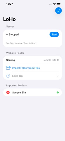 LoHo Local Server 스크린샷 4