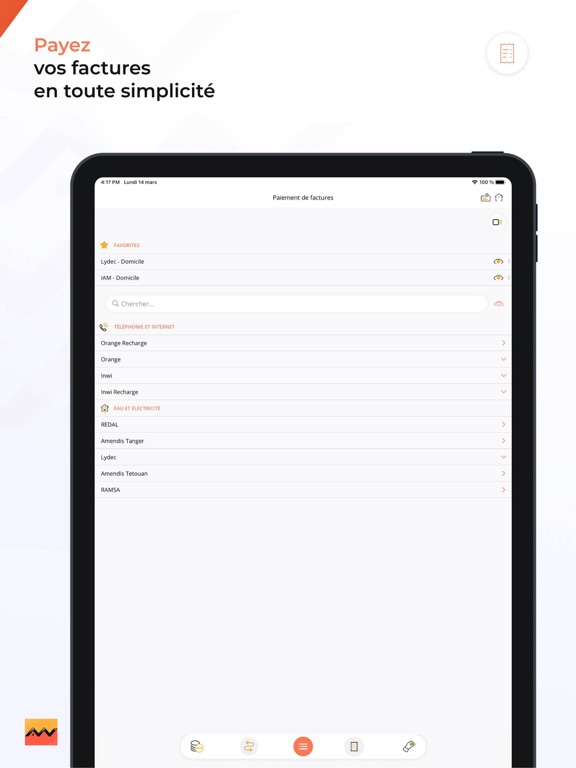 Attijari Entreprise iPad screenshot 5 - Finance app