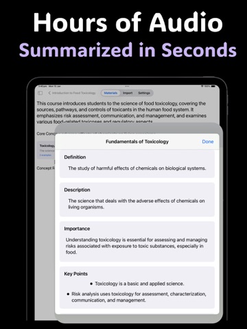 AI Note To Self - Study Buddy iPad screenshot