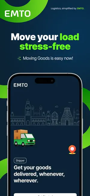 Emto - Truck Booking App screenshot 1