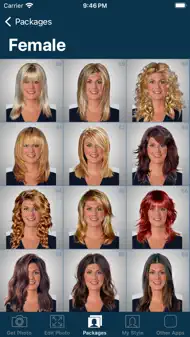 Hairstyle Try On iphone bilder 0