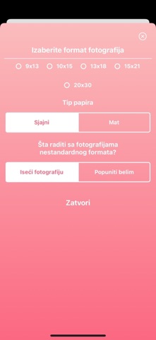 Izrada Fotografija screenshot