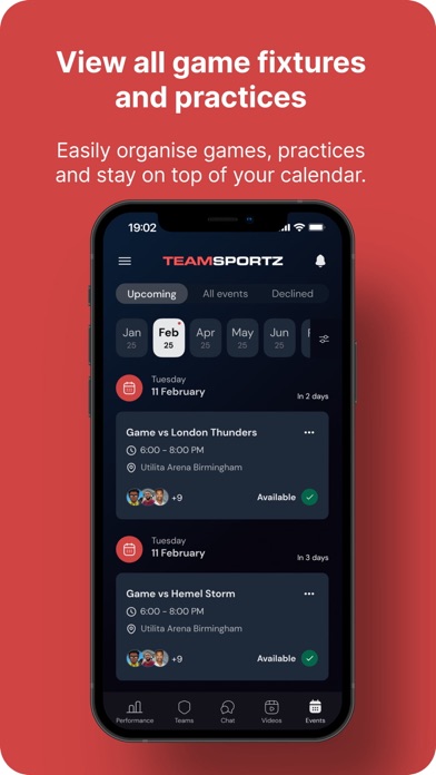 TeamSportz Screenshot