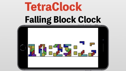 TetraClock - Falling Block Screenshot