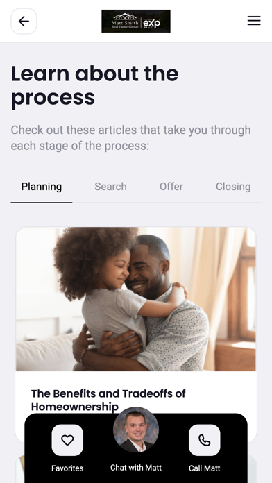 Matt Smith Real Estate Group Screenshot