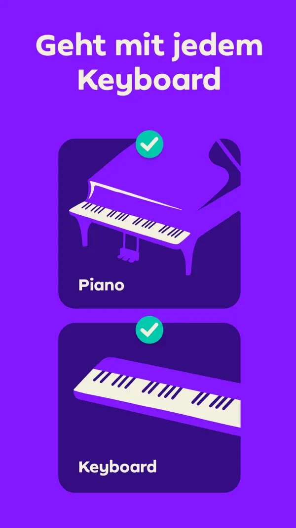 Simply Piano: Klavier lernen iPhone App Screenshot 6 – Bildung