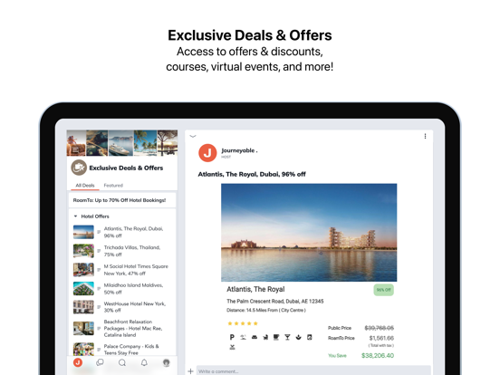Journeyable Community iPad screenshot 2 - Travel app