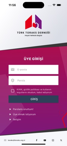 TTD Üye Platformu screenshot