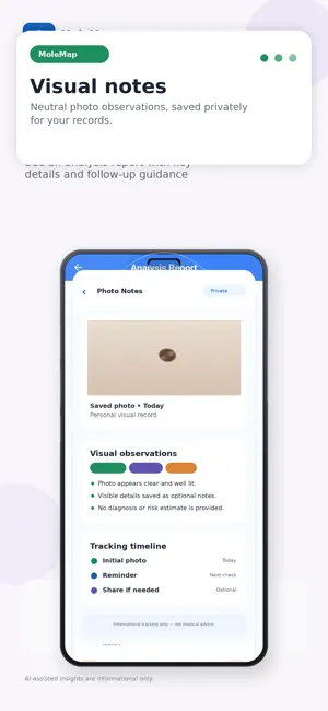MoleMap: Skin & Mole Tracker screenshot 3
