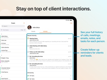 Daylite - Mail, Calendar, CRM iPad screenshot