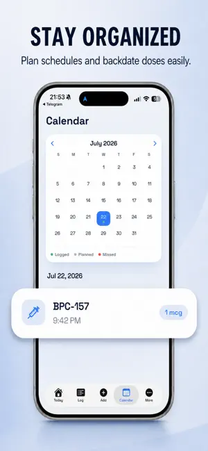 PepCycle: Injection Reminders screenshot 2