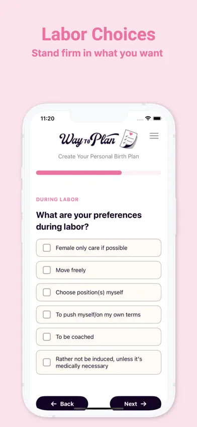 Simple Birth Plan screenshot 4