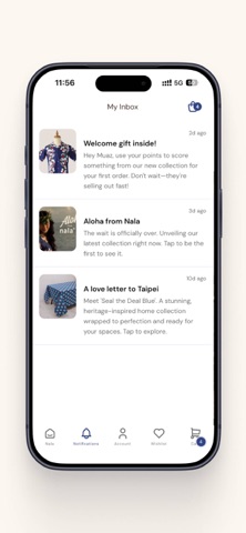 NALA iPhone screenshot