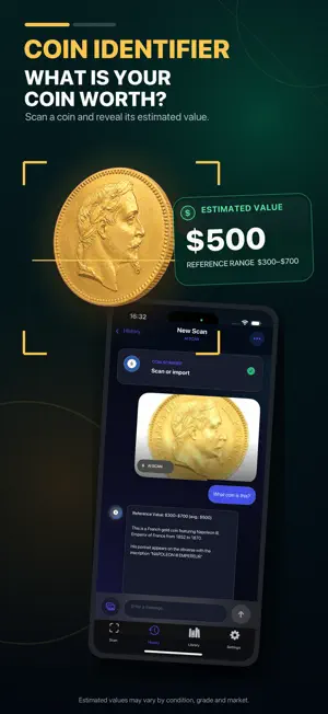 Coin Identifier, Value Scan screenshot 1
