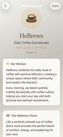 HeBrews App iPhone screenshot